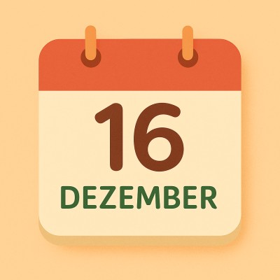 Historischer Kalender – 16. Dezember